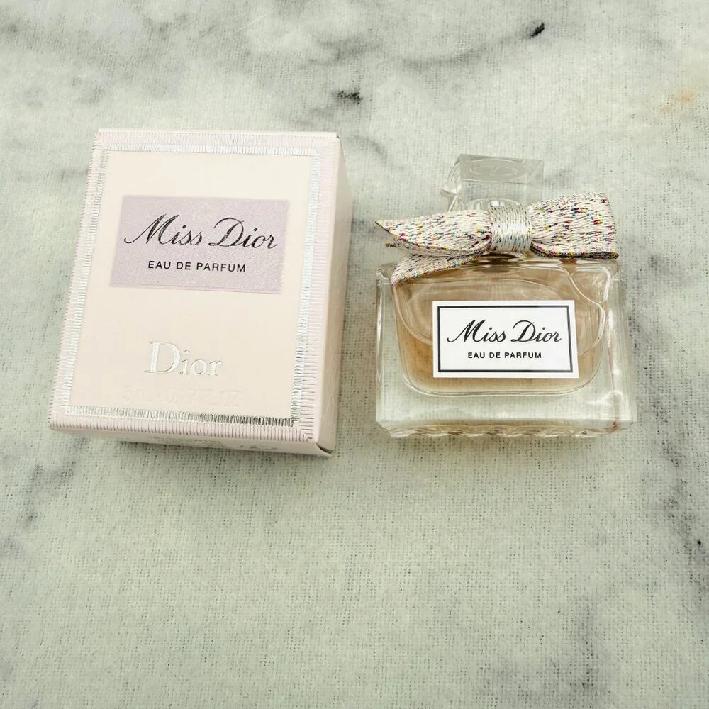 DIOR Beauty Set-Nude Floral Pouch,Primer,Mascara,Rouge,Serum,EDP-6pc-BOXED-NEW
